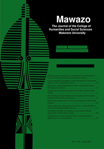 Conservation Bwindi Paper